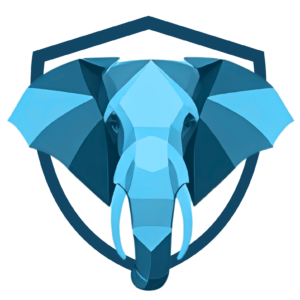 Certra_Elephant_Head_Dark_Blue_Shield
